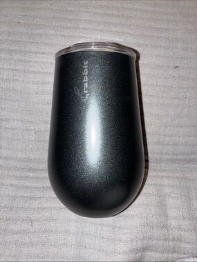 Black Stainless Steel Insulated rabbit brand wine travel Tumbler with Lid